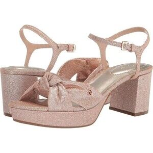 Bandolino Prezley Women's Prezley Heeled Sandal champagne rose Gold size 8.5